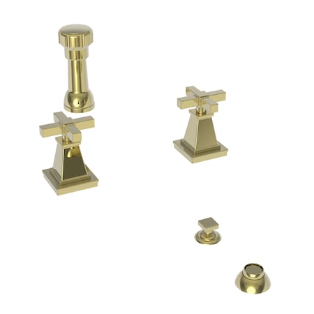 Newport Brass Bidet Set in Polished Brass Uncoated (Living) 3159/03N